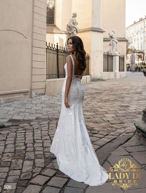 Robe De Mariée Sirène Blanc | Soirée Blanche