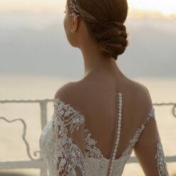 Robe De Mariée Princesse avec sequins col cœur illusion | Soirée Blanche