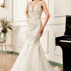 Robe de mariée sirène brodée et perlée image 15 | Soirée Blanche Robe de mariée sirène brodée et perlée | Soirée Blanche