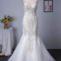 Robe de mariée sirène brodée et perlée image 13 | Soirée Blanche Robe de mariée sirène brodée et perlée | Soirée Blanche