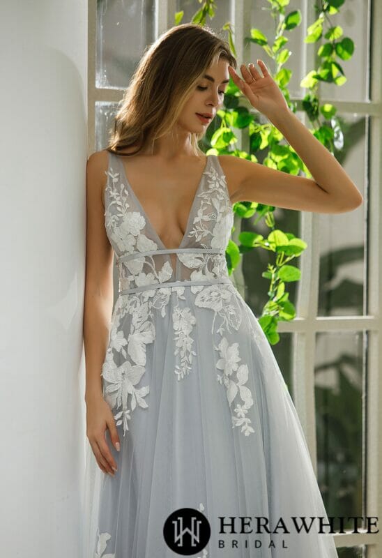 Dentelle au mètre pour robe de mariée