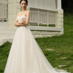 Robe de mariée princesse bustier et dentelle image 10 | Soirée Blanche Robe de mariée princesse bustier et dentelle | Soirée Blanche