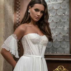 Robe De Mariée Bustier Séduisant et Jupe Fendue image 5 | Soirée Blanche Robe De Mariée bustier séduisant et jupe fendu | Soirée Blanche