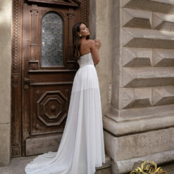 Robe De Mariée Bustier Séduisant et Jupe Fendue image 6 | Soirée Blanche Robe De Mariée bustier séduisant et jupe fendu | Soirée Blanche