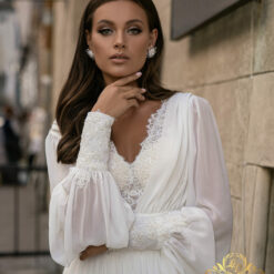 Robe De Mariée fourreau 2 en 1 | Soirée Blanche