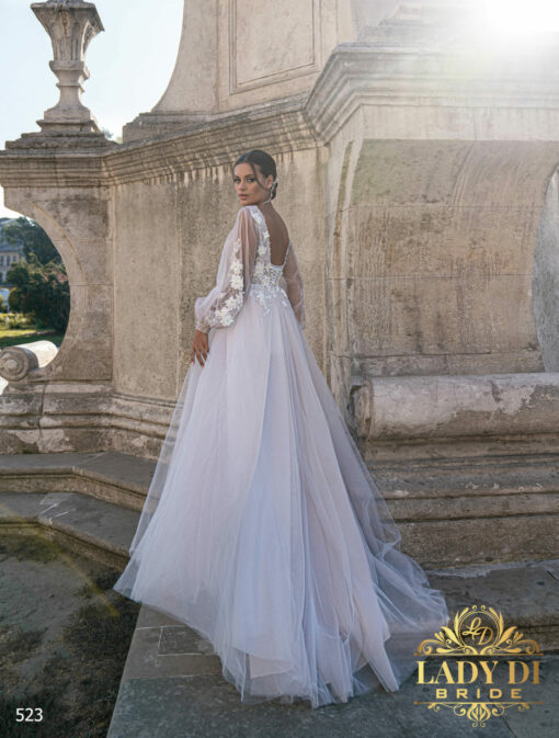 Robe De Mariée Fendue Jupe Tulle Blanche | Soirée Blanche