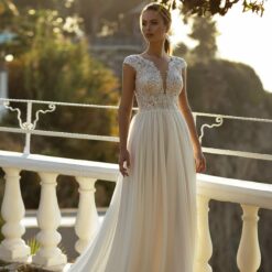Robe De Mariée Champêtre Blanche | Soirée Blanche