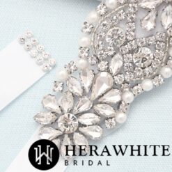 Ceinture De Mariée Scintillante | Soirée Blanche