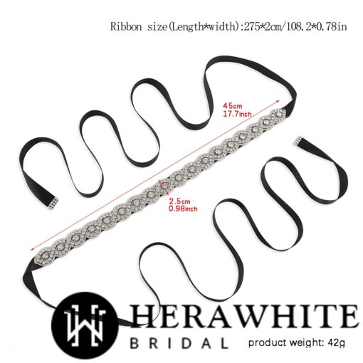 Ceinture De Mariage A Vagues | Soirée Blanche