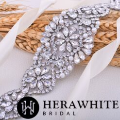 Ceinture De Mariée Perles Et Strass image 9 | Soirée Blanche Ceinture De Mariée Perles Et Strass | Soirée Blanche