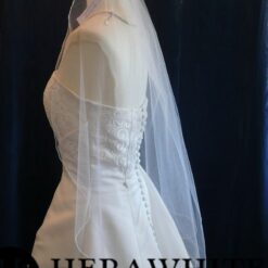 Voile de Mariée Court | Soirée Blanche