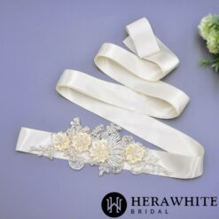 Ceinture De Mariée Romantique image 11 | Soirée Blanche Ceinture De Mariée Romantique | Soirée Blanche