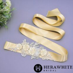 Ceinture De Mariée Romantique image 12 | Soirée Blanche Ceinture De Mariée Romantique | Soirée Blanche