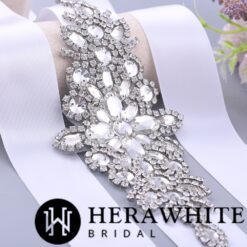 Ceinture De Mariage Cristaux image 11 | Soirée Blanche Ceinture De Mariage Cristaux | Soirée Blanche