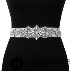 Ceinture De Mariée Cristaux Fleuris image 8 | Soirée Blanche Ceinture De Mariée Cristaux Fleuris | Soirée Blanche