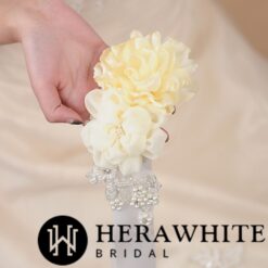 Ceinture De Mariée Fleurie | Soirée Blanche