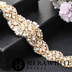 Ceinture De Mariage En Satin | Soirée Blanche