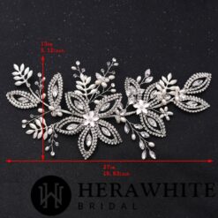 Serre Tête Pour Mariage Fleurie image 7 | Soirée Blanche Serre Tête Pour Mariage Fleurie | Soirée Blanche