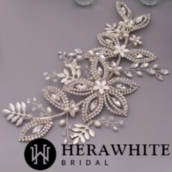 Serre Tête Pour Mariage Fleurie image 5 | Soirée Blanche Serre Tête Pour Mariage Fleurie | Soirée Blanche