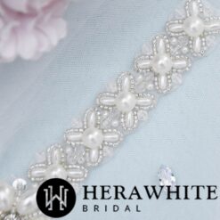 Ceinture Perlées Pour Robe de Mariée image 11 | Soirée Blanche Ceinture Perlées Pour Robe de Mariée | Soirée Blanche