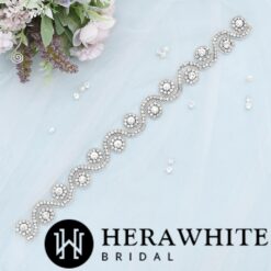 Ceinture De Mariage Vagues image 11 | Soirée Blanche Ceinture De Mariage Vagues | Soirée Blanche