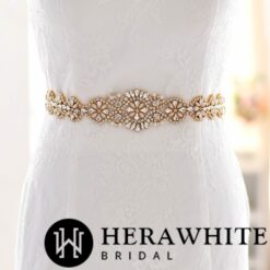 Ceinture De Mariage En Satin | Soirée Blanche