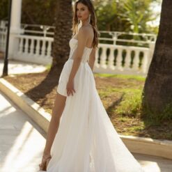 Robe Mariée Fendue Blanche | Soirée Blanche