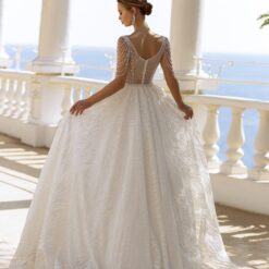 Robe de Mariée Princesse Strass Blanche | Soirée Blanche