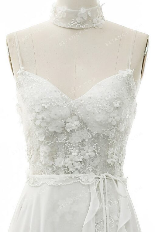 Robe De Mariée Courte Devant Longue Derrière | Soirée Blanche