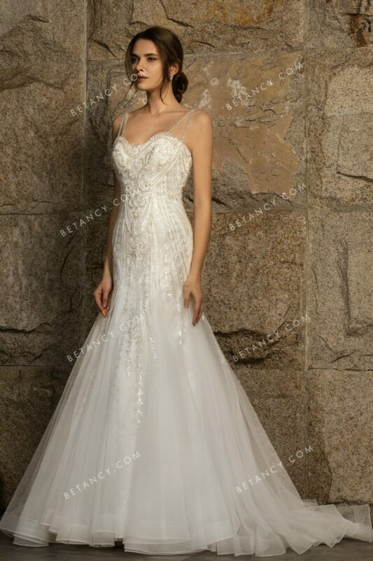 Robe de mariée trompette sirène