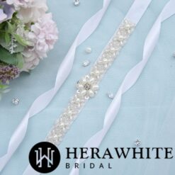 Ceinture Perlées Pour Robe de Mariée image 10 | Soirée Blanche Ceinture Perlées Pour Robe de Mariée | Soirée Blanche