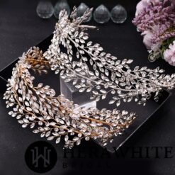 Serre Tête Double Brin Pour Mariage image 13 | Soirée Blanche Serre Tête Double Brin Pour Mariage | Soirée Blanche