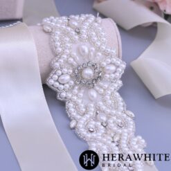 Ceinture De Mariage Perlée image 10 | Soirée Blanche Ceinture De Mariage Perlée | Soirée Blanche