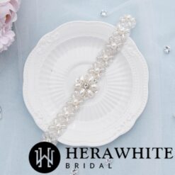 Ceinture Perlées Pour Robe de Mariée image 8 | Soirée Blanche Ceinture Perlées Pour Robe de Mariée | Soirée Blanche
