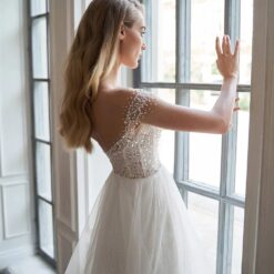 Robe De Mariée Originale Courte Blanche image 7 | Soirée Blanche Robe De Mariée Originale Courte Blanche