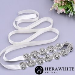 Ceinture De Mariage Vagues image 9 | Soirée Blanche Ceinture De Mariage Vagues | Soirée Blanche