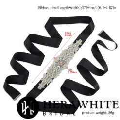 Ceinture De Mariage Perlée image 13 | Soirée Blanche Ceinture De Mariage Perlée | Soirée Blanche