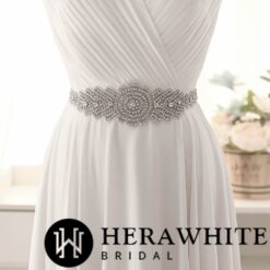 Ceinture De Mariage Arrondi | Soirée Blanche