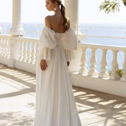 Robe De Mariée Fluide Blanche image 4 | Soirée Blanche Robe De Mariée Fluide Blanche | Soirée Blanche