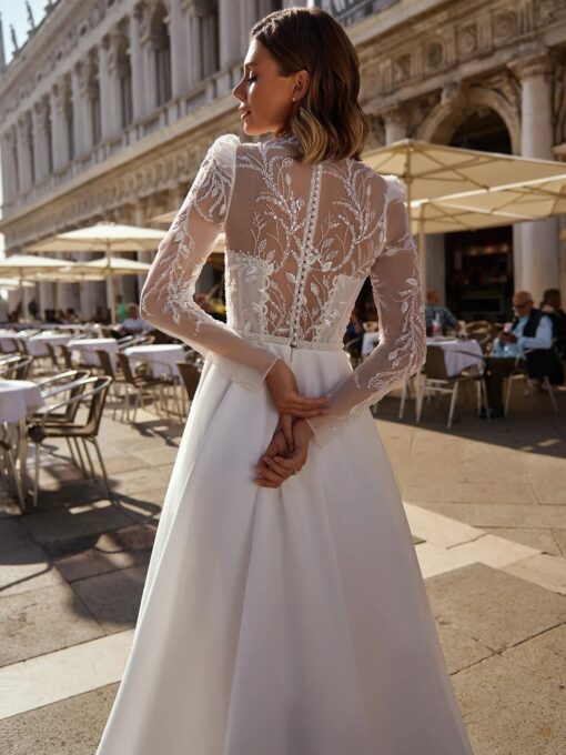 Robe De Mariée Dentelle Transparente Blanche