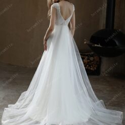 Robe De Mariée Fourreau Avec Jupe En Tulle