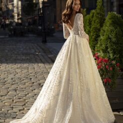 Robe De Mariée Princesse A Corset Scintillant