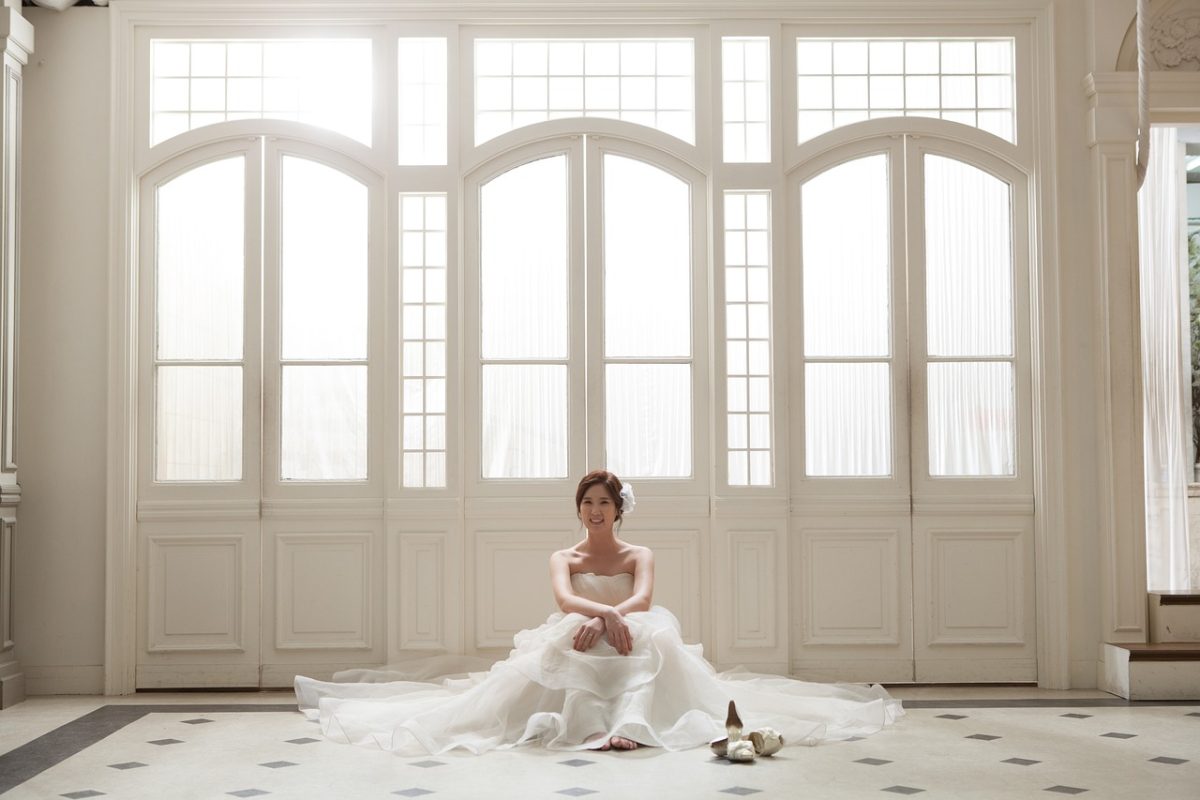 Robe de mariée longue simple Robe de mariée longue simple