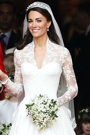 Robe de mariée de Kate Middleton dentelle Robe de mariée de Kate Middleton dentelle