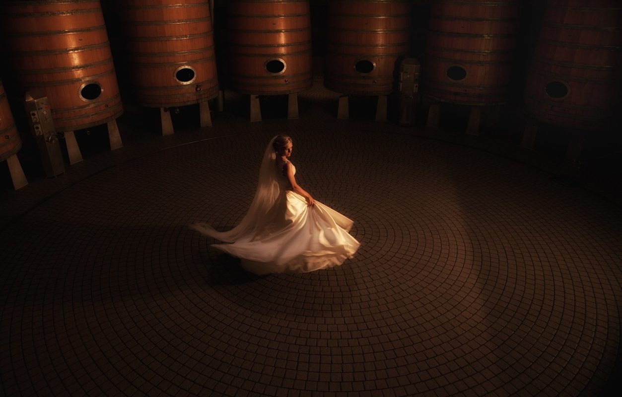 Robe de mariée courte simple Robe de mariée courte simple