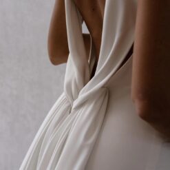 Robe De Mariée Sirène Simple Blanche