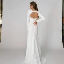 Robe De Mariée Sirène Manche Longue