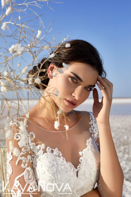 Robe De Mariée Manche 3/4 Blanche | Soirée Blanche