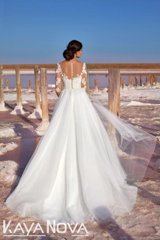 Robe De Mariée Manche 3/4 Blanche | Soirée Blanche