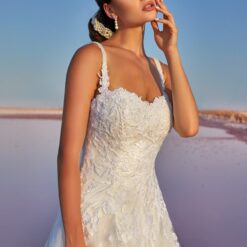 Robe De Mariée Princesse Simple Dos Nu Blanche | Soirée Blanche
